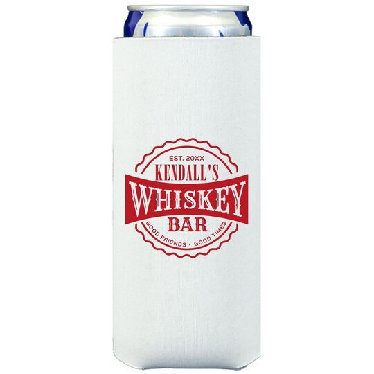 Good Friends Good Times Whiskey Bar Collapsible Slim Huggers